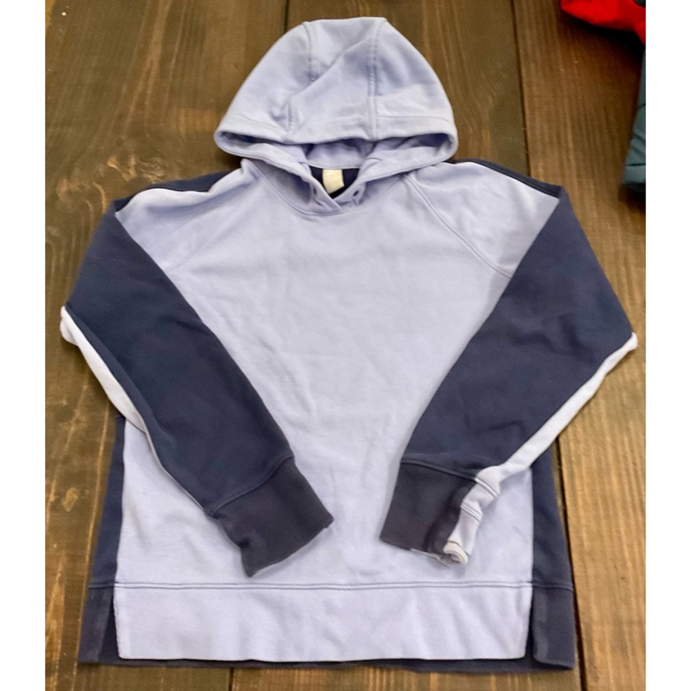 Girls' Athleta Girl colorblock Hoodie, Size L, Lavender/Navy (12)